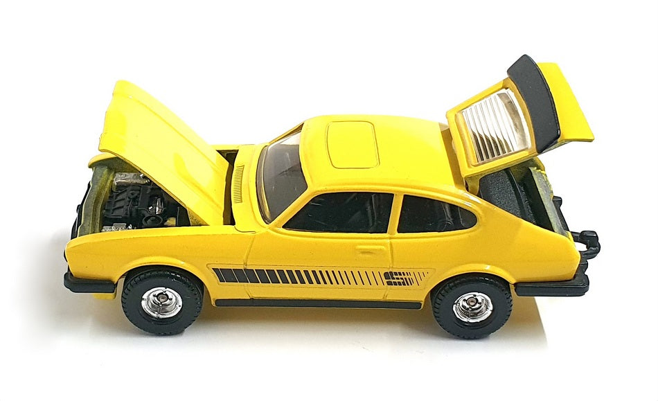 Corgi Appx 12cm Long Original Diecast 343 - Ford Capri - Yellow