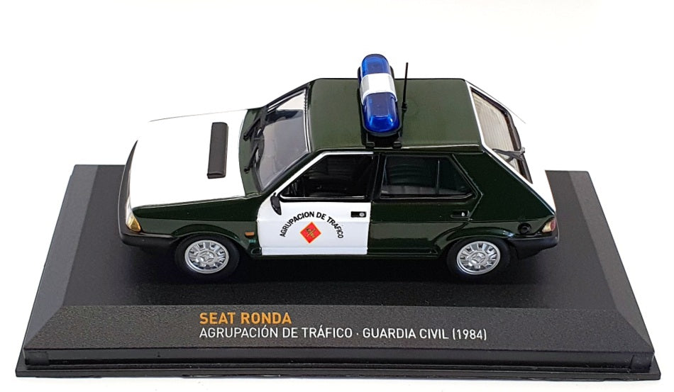 Altaya 1/43 Scale 14921F - 1984 Seat Ronda Guardia Civil Police - Green/White