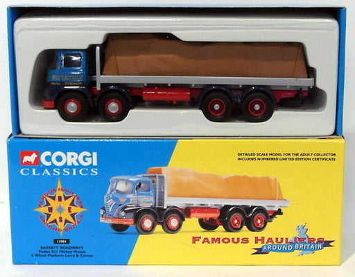 Corgi 1/50 Scale 13901 - Basset Foden S21 Mickey Mouse 8 Wheel Lorry & Canvas