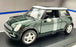 Maisto 1/18 Scale Diecast 31656 - MINI Cooper Sun roof - Green