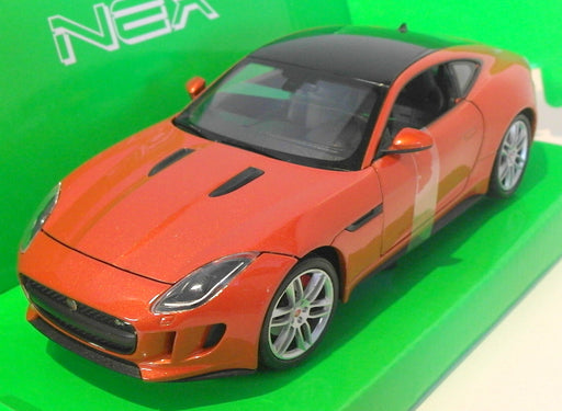 WELLY 1/24 Scale 24060W Jaguar F Type Coupe Metallic Copper