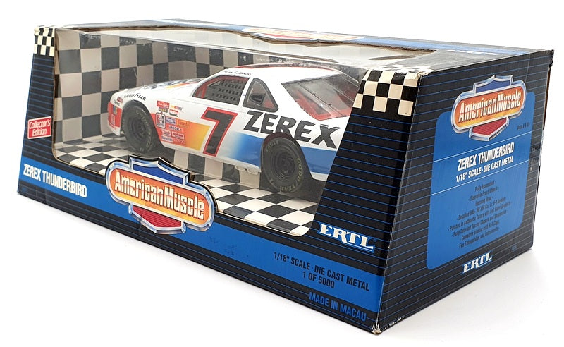 ERTL 1/18 Scale Diecast 7426 - Ford Thunderbird Zerex #7 A.Kulwicki