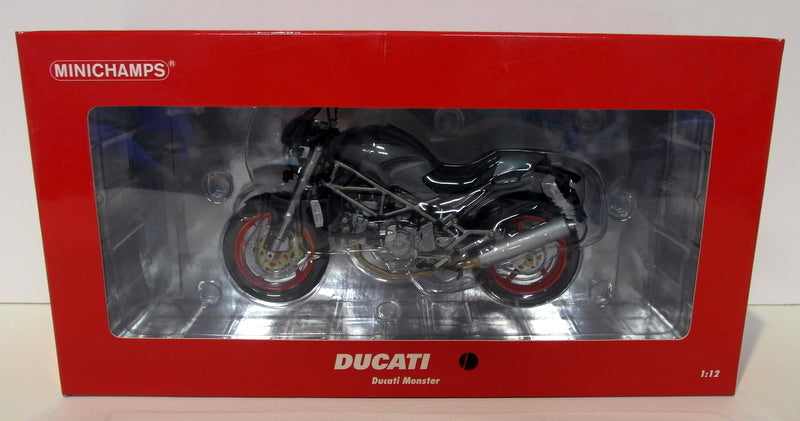 Minichamps 1/12 Scale diecast - 122 120121 Ducati Monster S4 Metallic grey