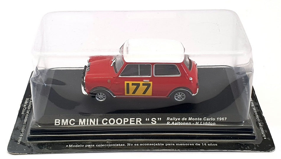 Altaya 1/43 Scale AL20421 - BMC Mini Cooper S - #177 Monte Carlo 1967