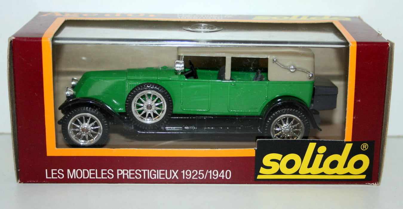 SOLIDO 1/43 - 1159 RENAULT 40 CV 1926 - GREEN