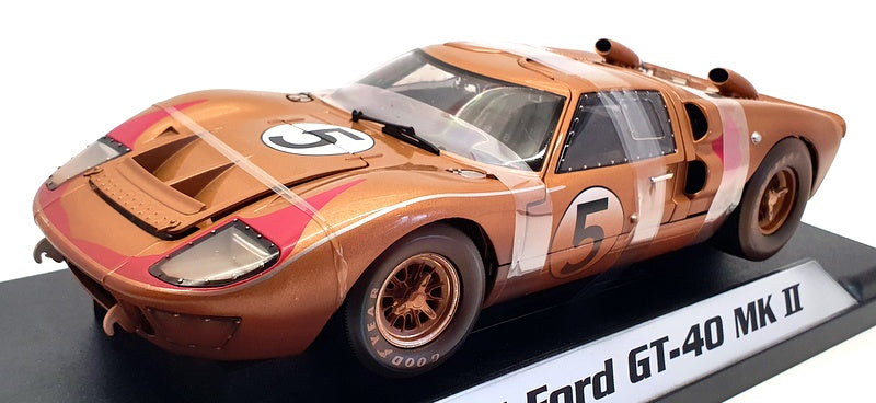 ACME 1/18 Scale Model Car SC403R - 1966 Ford GT-40 MkII Race Version #5 - Bronze