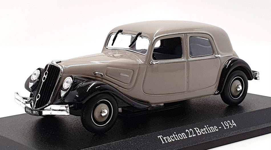 Atlas Editions 1/43 Scale 6112/508 - 1934 Citroen Traction 22 Berline - Beige