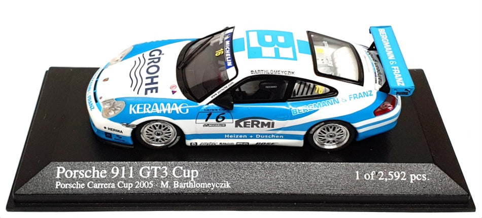 Minichamps 1/43 Scale 400 056216 - Porsche 911 GT3 Cup Carrera Cup 2005