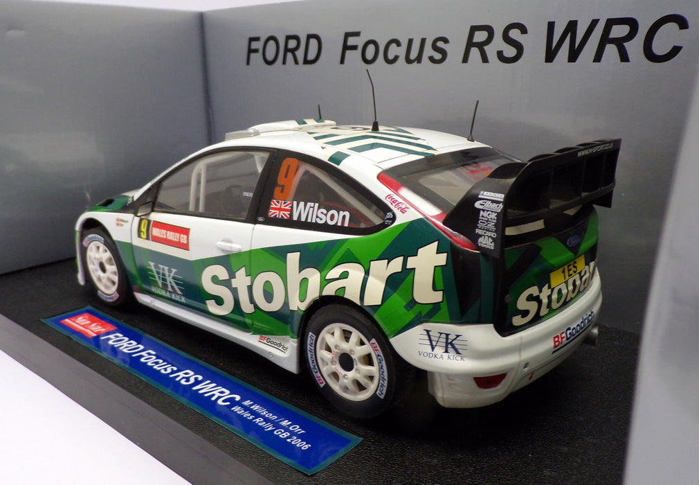 Sun Star 1/18 Scale 3916 Ford Focus RS WRC Wales Rally 2006 - #9 Wilson/Orr