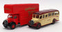 Corgi 14cm Long Diecast Q57/1 - Bedford Luton Van & OB Coach