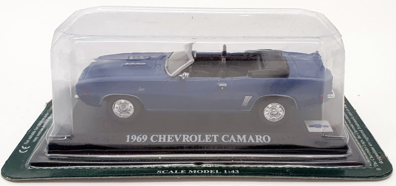 Altaya 1/43 Scale Model Car IR10 - 1969 Chevrolet Camaro - Blue