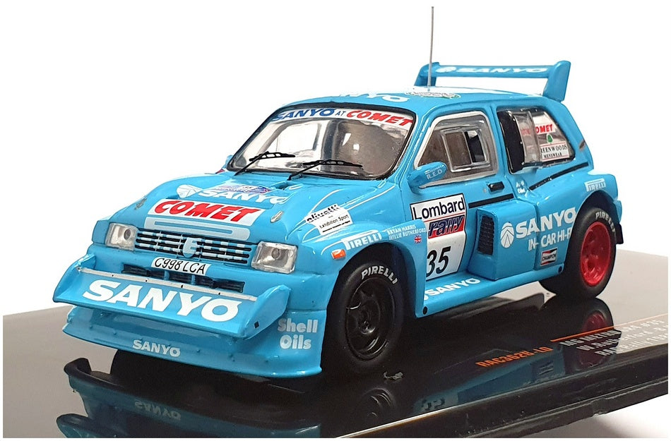 Ixo Models 1/43 Scale RAC362B-LQ - MG Metro 6R4 RAC Rally 1986 - Blue