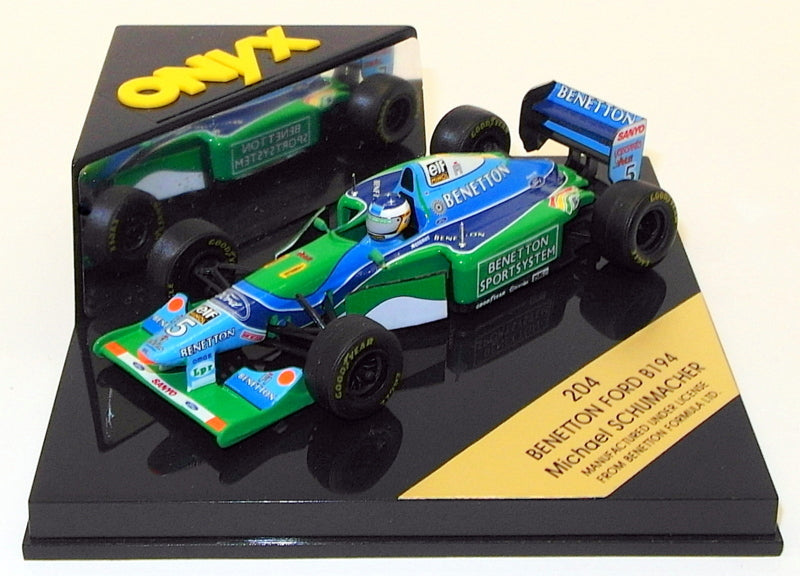 Onyx 1/43 Scale Model Car 204 - Benetton Ford B194 - Michael Schumacher