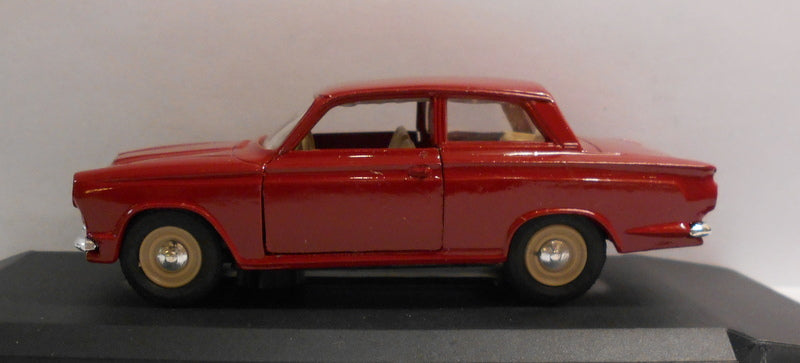 Eligor 1/43 Scale Diecast Model 1102 FORD CORTINA BERLINE 1965 RED