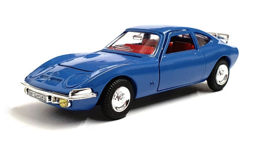 Atlas Dinky Toys 9.5cm Long Diecast 1421 - Opel GT 1900 - Blue