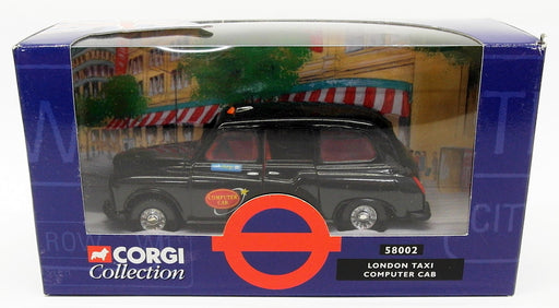 Corgi 1/36 Scale Model Car 58002 - London Taxi Computer Cab - Black