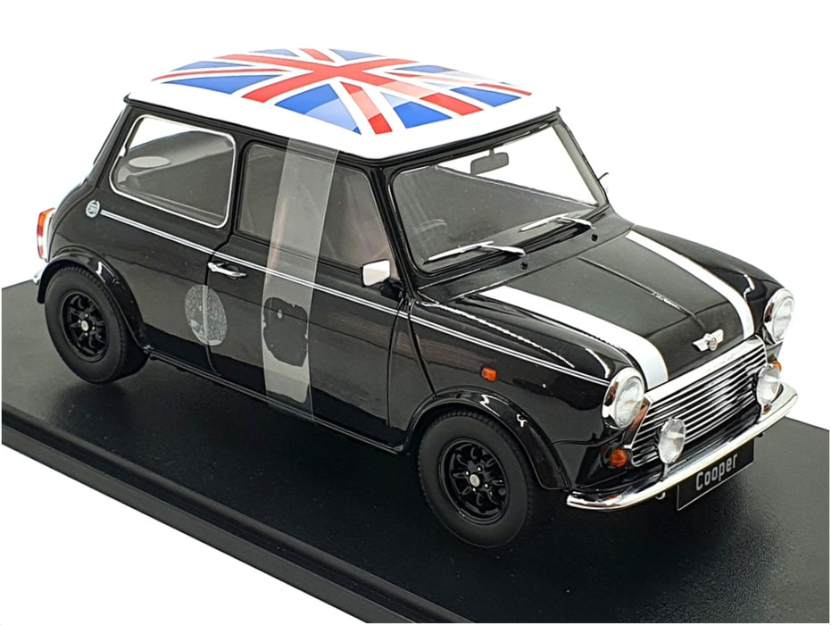 KK Scale 1/12 Scale KKDC120052R - Mini Cooper RHD Union Jack Roof - Black