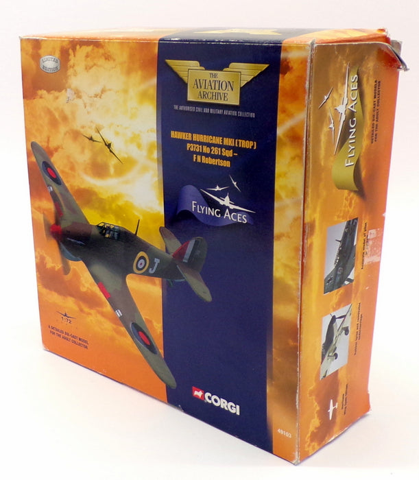 Corgi 1/72 Scale 49103 - Hawker Hurricane MkI (TROP) P3731 Aircraft