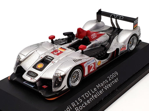 Dealership Audi 1/43 Scale 502.09.002.23 - Audi R15 TDI Le Man 2009