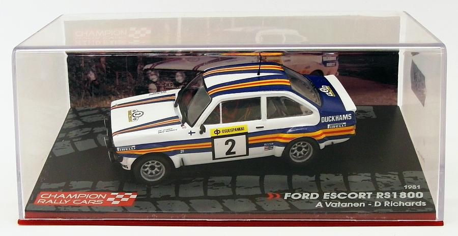 Altaya 1/43 Scale AT13618 - 1981 Ford Escort RS1800 Rally Car - Vatanen/Richards