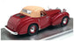 Kess 1/43 Scale Resin KE43057001 - 1949 Triumph Roadster Closed - Metallic Red