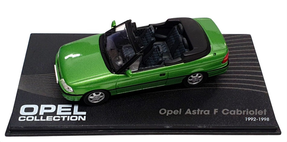 Altaya 1/43 Scale OPCOL008 - 1992-98 Opel Astra F Cabriolet - Met Green