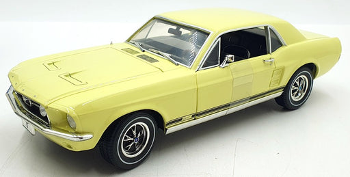 Greenlight 1/18 Scale 12806 - 1967 Ford Mustang Coupe - Yellow