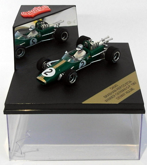 Quartzo 1/43 Scale Q4043 - Brabham BT24 F1 - German GP 1967 - 1st #2 D.Hulme