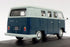 Vanguards 1/43 Scale VA08102 - VW Type 2 Camper - Sea Blue/Cumulous White