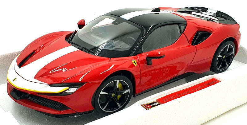 Burago 1/18 Scale Diecast 18-16911 - Ferrari SF90 Stradale - Red