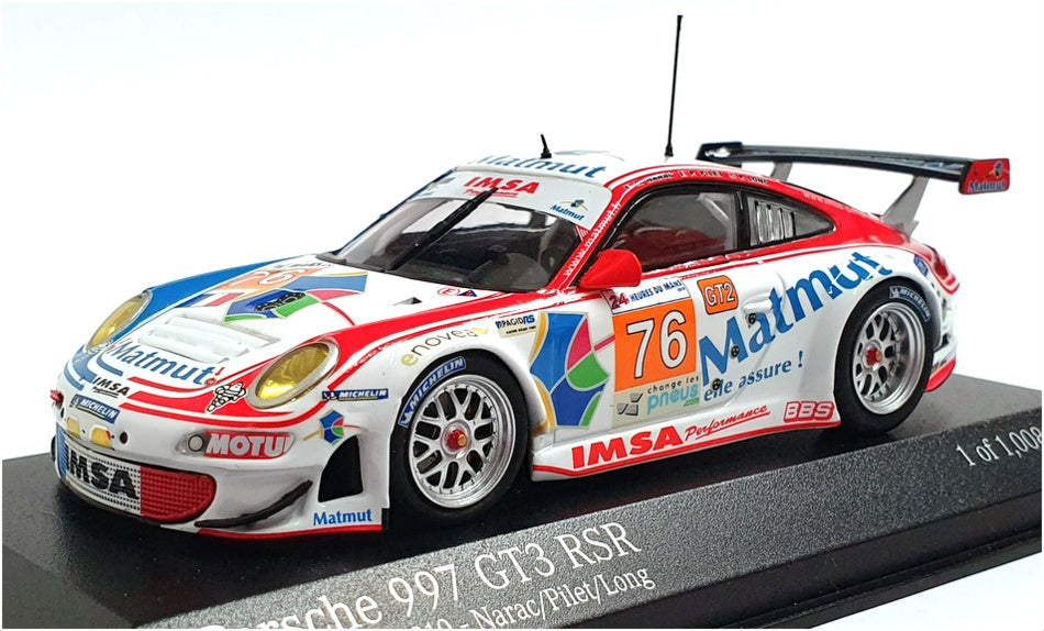 Minichamps 1/43 Scale 410 106976 - Porsche 997 GT3 RSR 24h Le Mans 2010