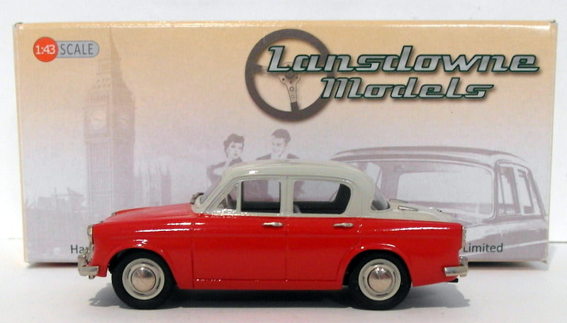 Lansdowne Models 1/43 Scale LDM48X - 1958 Hillman Jubilee Minx - Grey/Red