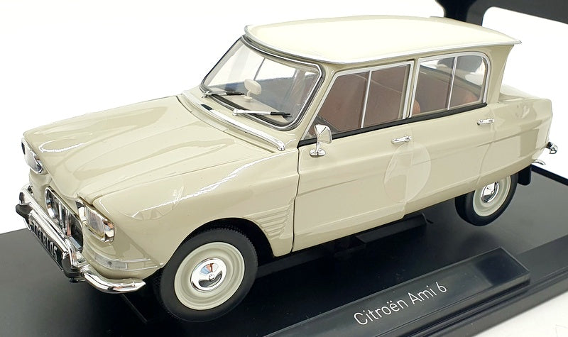 Norev 1/18 Scale Diecast 181529 - Citroen Ami 6 1965 - Pavos White