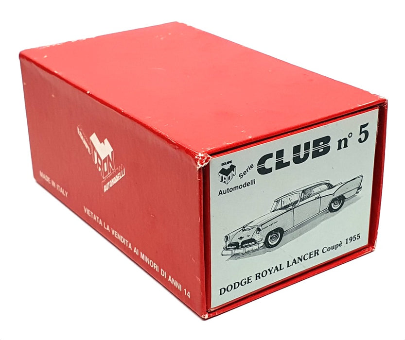 Tron 1/43 Scale Club No.5 - 1955 Dodge Royal Lancer Coupe - Black/Pink