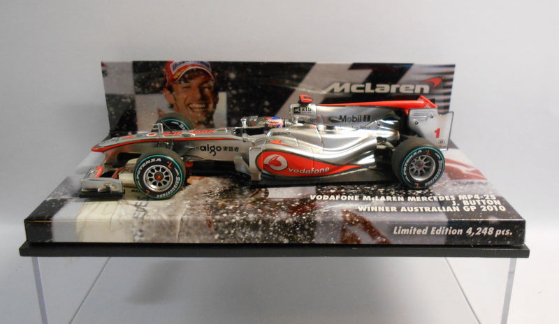 MINICHAMPS F1 1/43 Scale - 530 104311 VODAFONE MCLAREN MERCEDES MP4-25 J.BUTTON