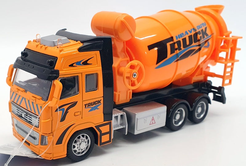 Kandy Toys 20cm Long TY4201 - Cement Truck Pull Back And Go - Orange