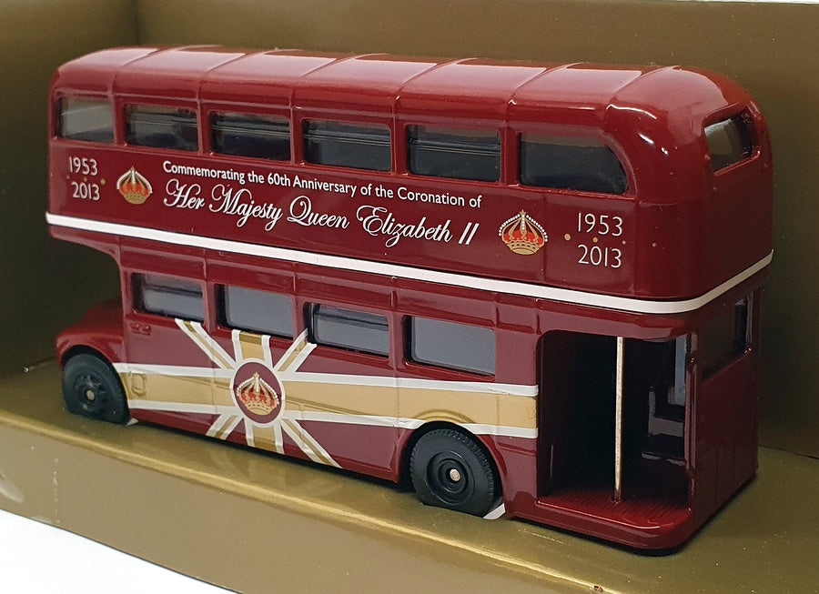 Corgi 12cm Long Diecast CC82320 - Queens Coronation Routemaster Bus