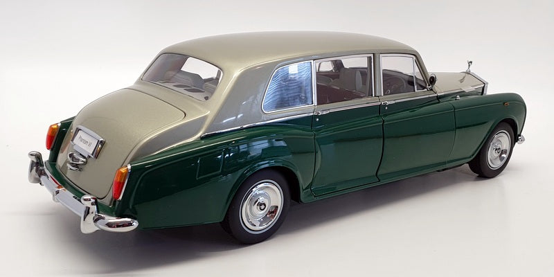 Kyosho 1/18 Scale 08905GRS - 1968 Rolls Royce Phantom VI - Green/Silver