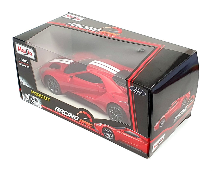 Maisto 1/24 Scale 37150B - Ford GT Racing-Spec - Red