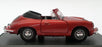 American Mint 1/43 Scale 3042026 - Porsche 356B Cabriolet - Met Dk Red