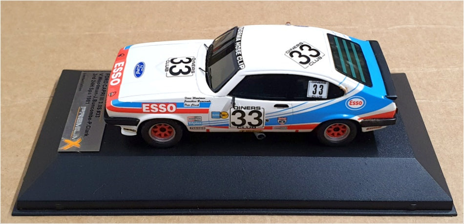 PremiumX 1/43 Scale Resin PR0011 - Ford Capri 3.0S 3rd 24h Spa 1981