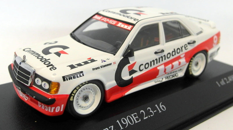 Minichamps 1/43 Scale diecast 400 863509 Mercedes 190E 2.3-16 DTM 86 Klammer