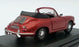 American Mint 1/43 Scale 3042026 - Porsche 356B Cabriolet - Met Dk Red