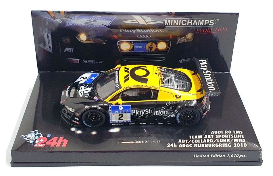 Minichamps 1/43 Scale 437 101902 - Audi R8 LMS 24h Nurburgring 2010