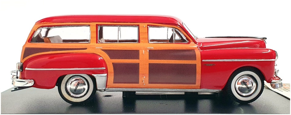 Ixo 1/43 Scale PRD563 - 1949 Dodge Coronet Woody Wagon - Bordeaux