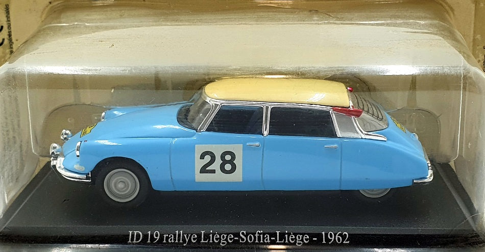 Atlas Editions 1/43 Scale 6164/504 - Citroen ID 19 - #28 Liege-Sofia Rally