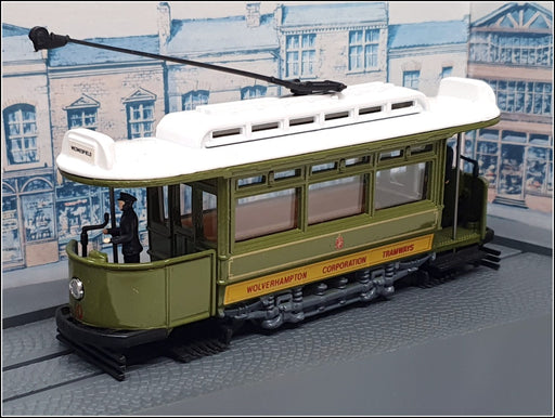 Corgi Appx 12cm Long D990/4 - Dick Kerr Type Tram Wolverhampton #10 Wednesfield