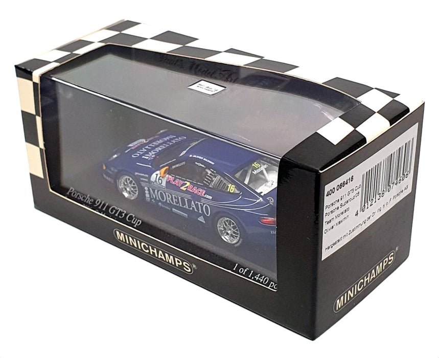 Minichamps 1/43 Scale 400 066416 - Porsche 911 GT3 #16 Supercup 2006