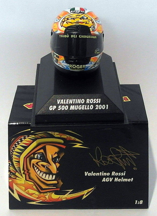 Minichamps 1/8 Scale 397 010046 - Helmet GP 500 2001 V. Rossi