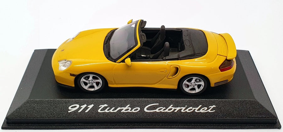 Minichamps 1/43 Scale WAP 020 102 14 - Porsche 911 Turbo Cabrio - Yellow